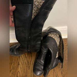 Tory Burch riding boots black